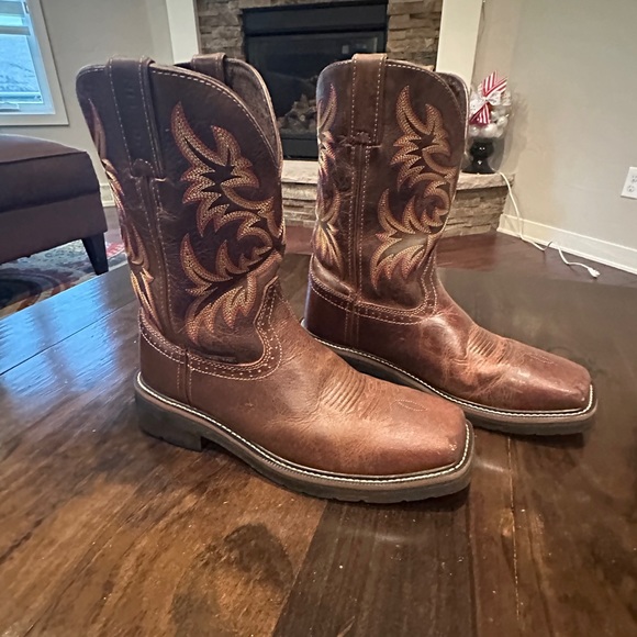 Justin Boots Shoes Mens Justin Work Boot Poshmark